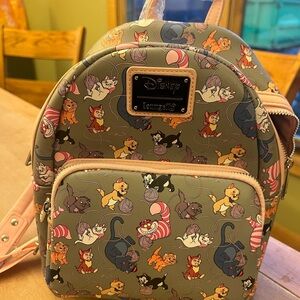 Loungefly Olive Multi Aristocats Mini Backpack